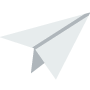 Icono de un avión de papel